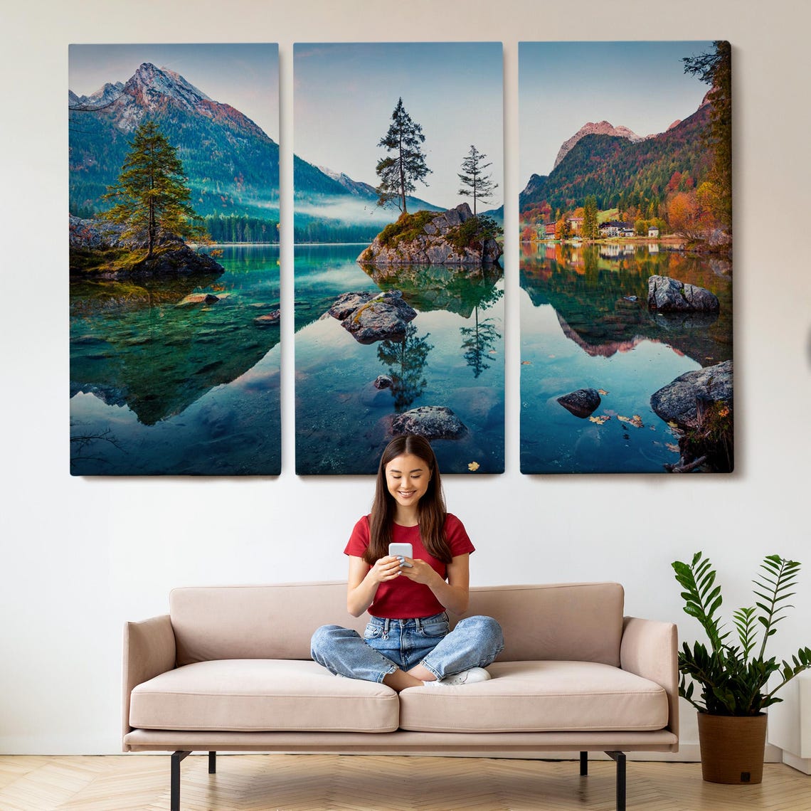 Hintersee Lake Germany Decorative Wall Art Nature Decor Nature Print Nature Wall Decor Nature Art - Image 2