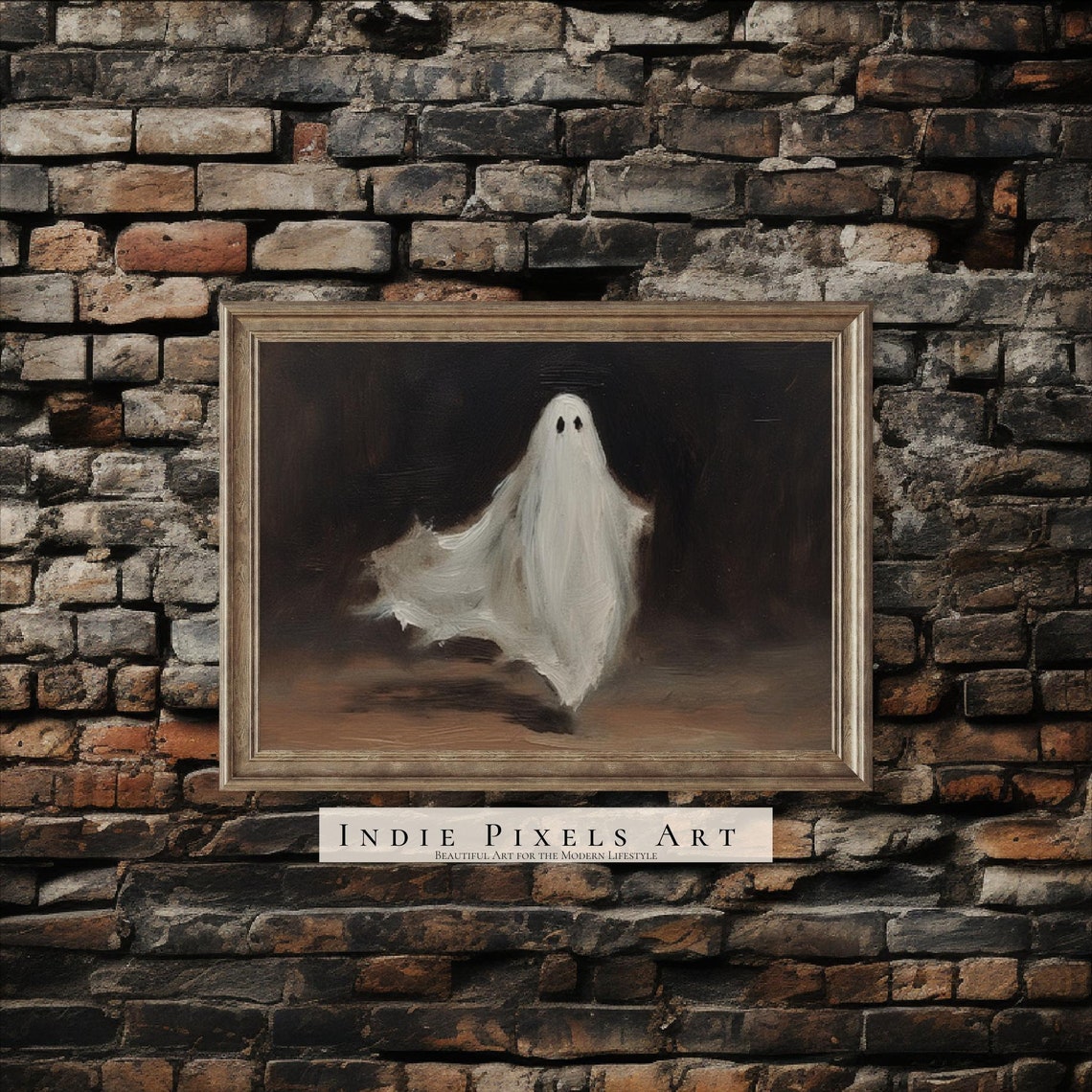 Cute Ghost Halloween Poster, Wall Decor - Image 3