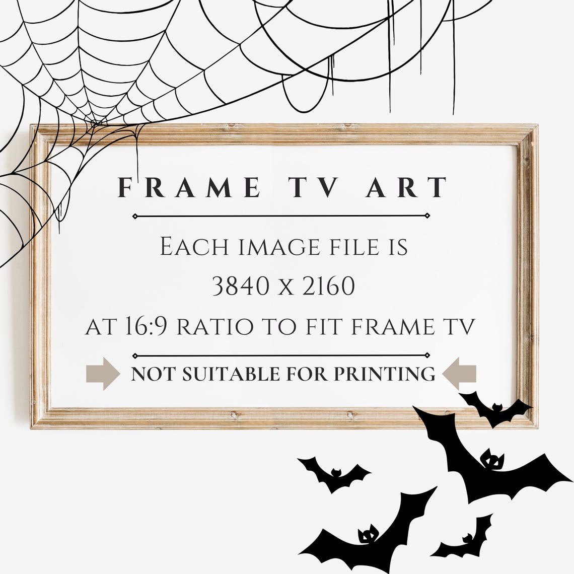 Frame TV Black Candles Gothic Moody Halloween Dark Candlelight Poster - Image 4