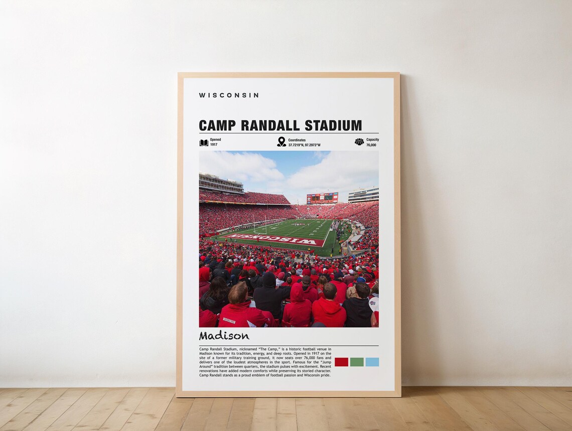 Camp Randall Stadium Madison Views Art Print