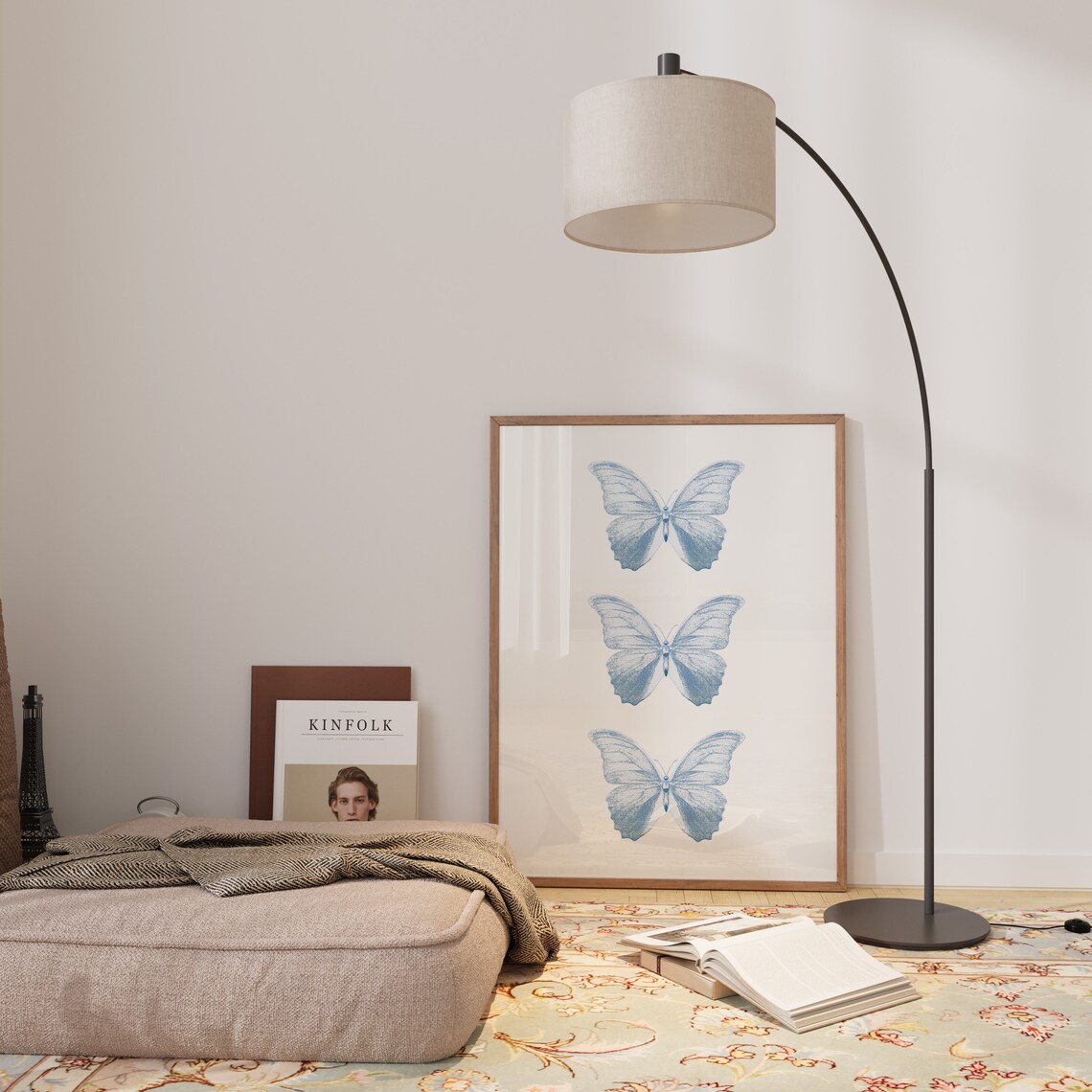 Butterfly Trendy Art Print, Preppy Dorm Decor - Image 2