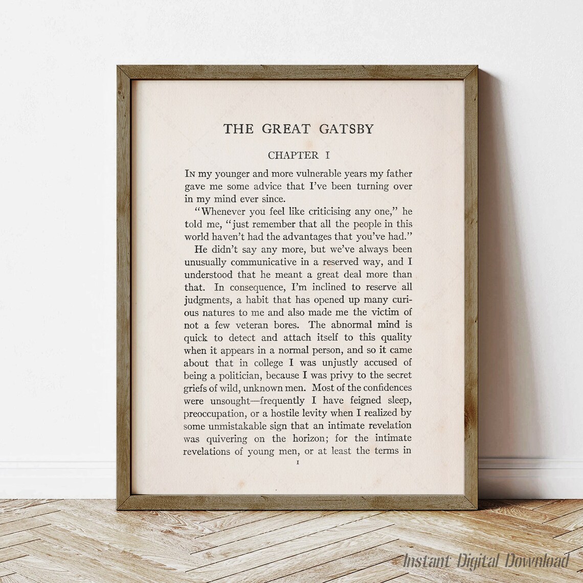 The Great Gatsby, 1925 First Edition Art Print