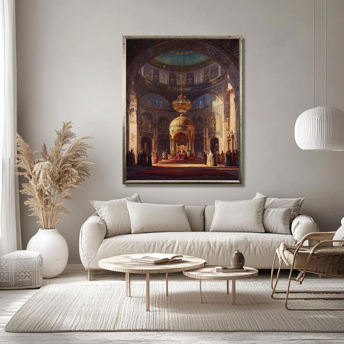 Palace Interior Wall Art Luxurious Royal Court Print Classical Architecture Wall Decor - Image 3
