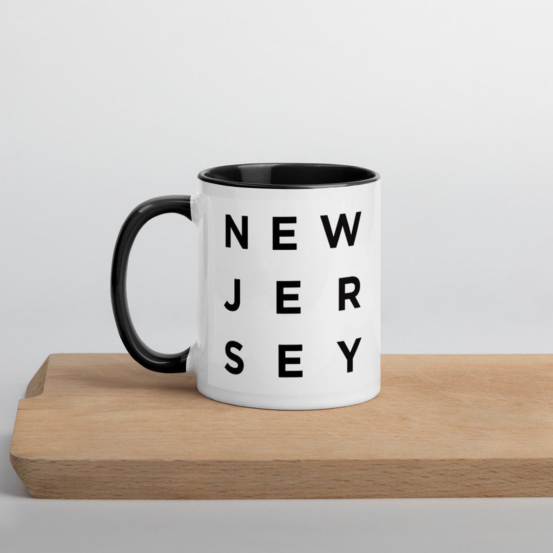 New Jersey Bold Block Typography Garden State Pride Minimalist Poster - Image 2