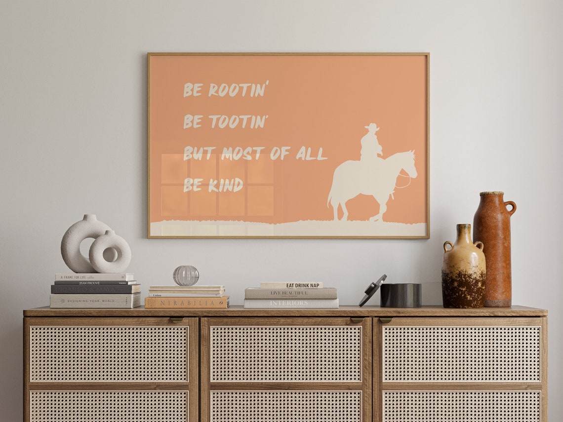 Western Style Art Print Boho Minimalist Prints Modern Art Bohominimalistdecor Cowboy Art File - Image 4