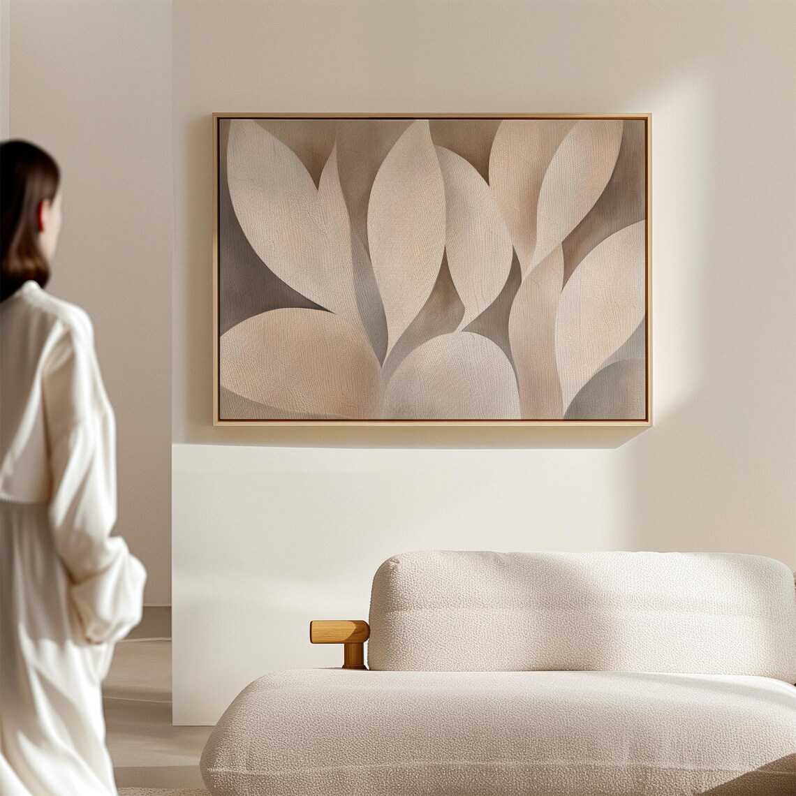 Minimalist Abstract Composition, Organic Shapes - Image 4