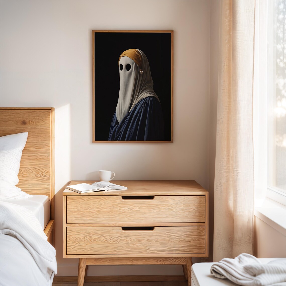 Ghost With A Pearl Earring, Spooky Vermeer Twist - Image 3