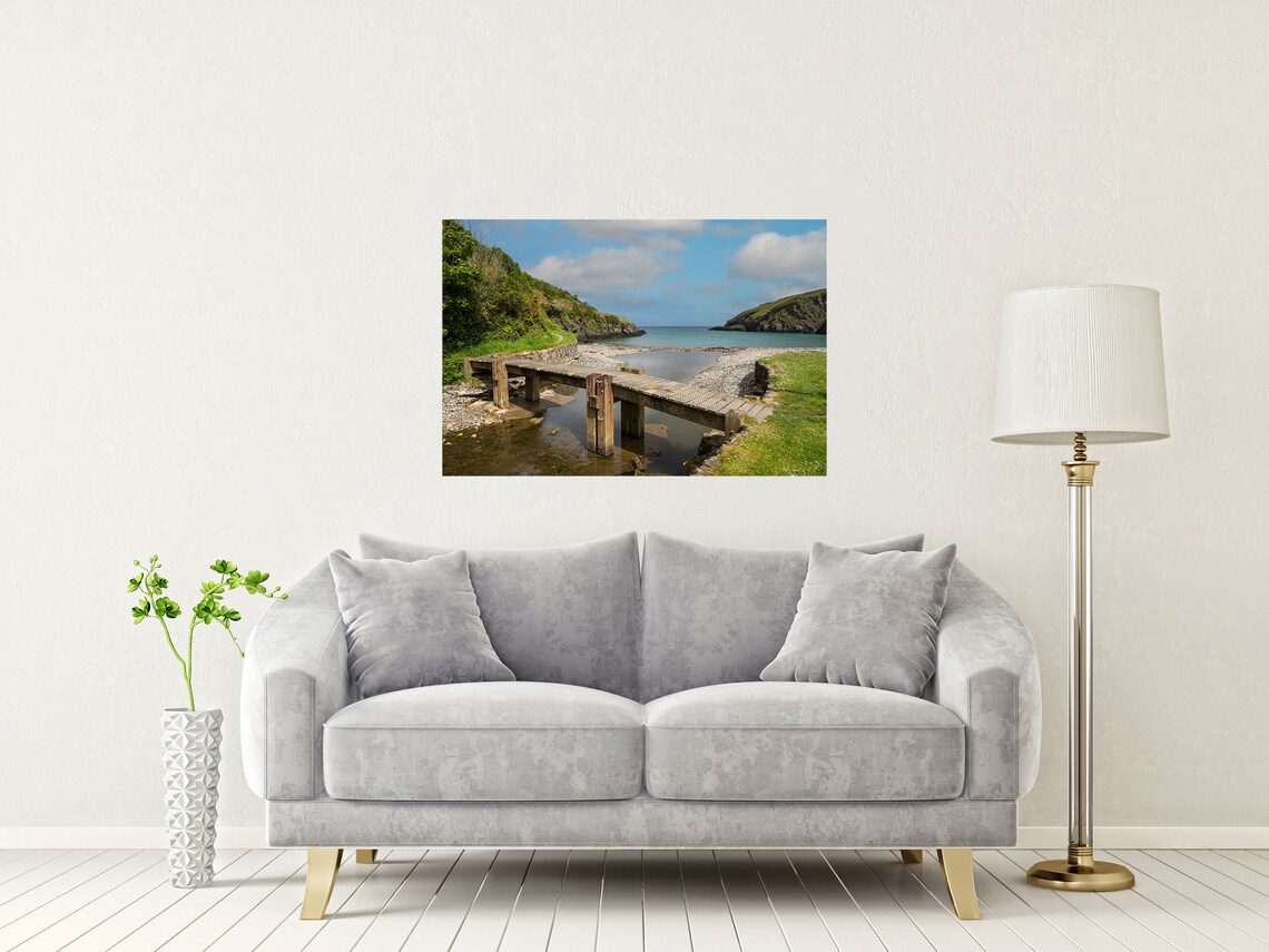 Aberfforest Beach, North Pembrokeshire Wales Travel Poster - Image 2