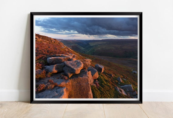Howden Moors The Peak District At Sunset Limited Edition Print Photography Fine Art Wall Art Exclusive Print Posters Photos