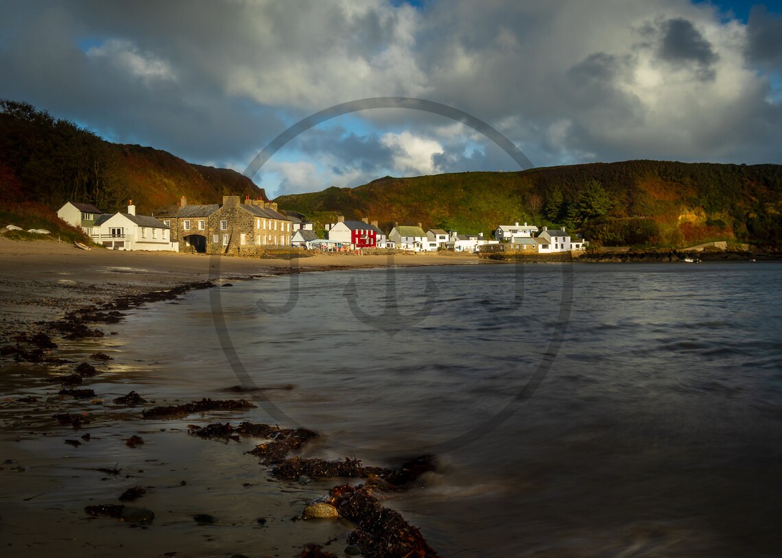 Porthdinllaen Gwynedd Wales Harbour Village Coastal Seaside Poster - Image 3