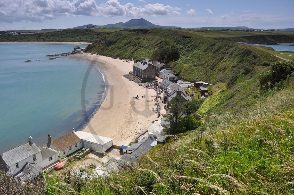 Porthdinllaen Wales Fishing Village Cove Sandy Beach Village Poster - Image 3