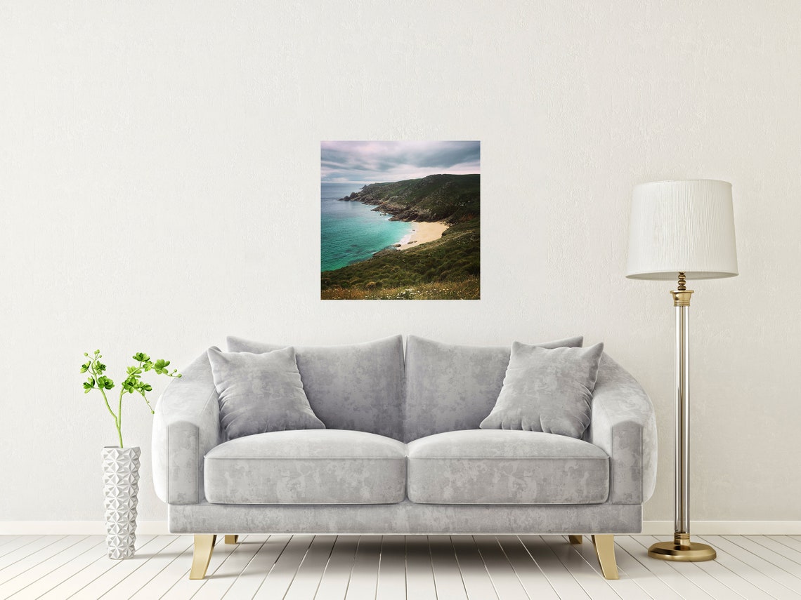 Chapel Porth Beach North Cornwall Secluded Cove Granite Cliffs Poster - Image 2
