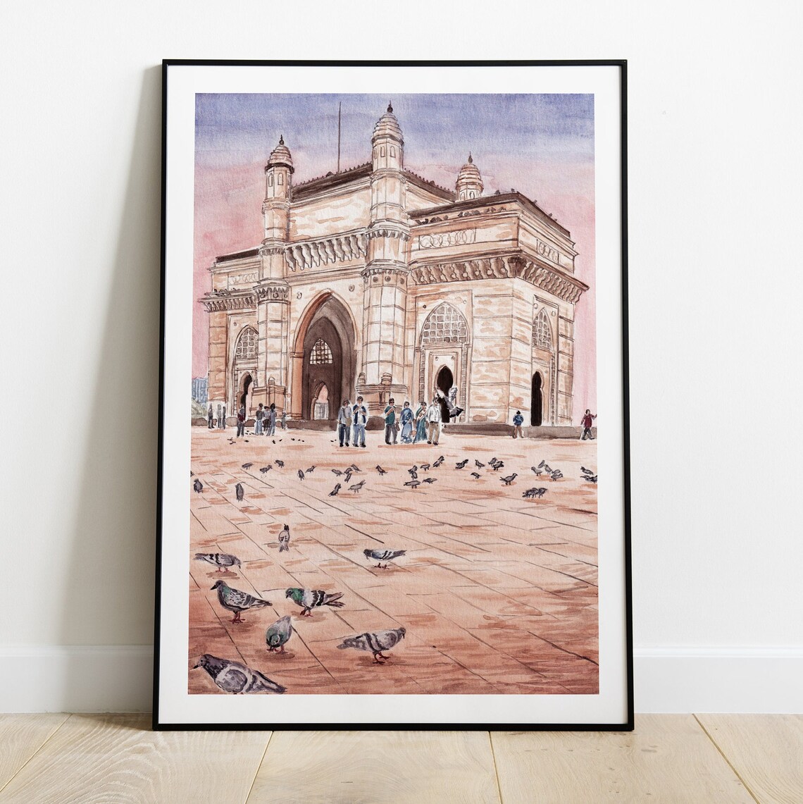 Mumbai Gateway Of India Travel Poster, India Cityscape - Image 2