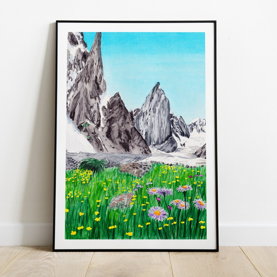 Karakoram Print Pakistan Wall Art Karakoram Landscape Pakistan Print Pakistan Art Print Nature Print Travel Gift Asia Print - Image 2