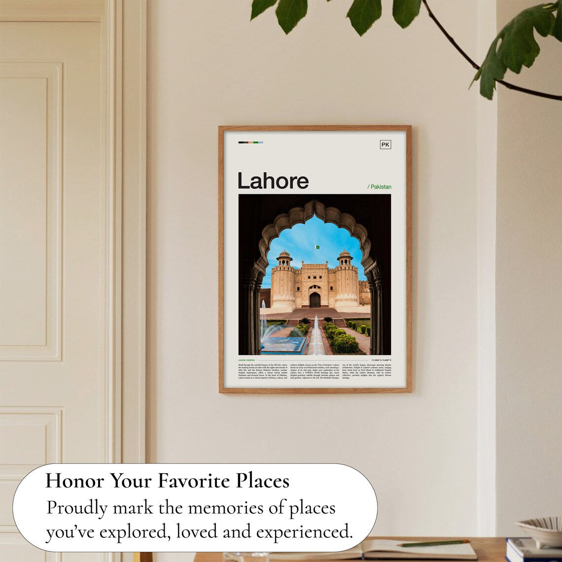 Lahore Fort Mughal Arch Pakistan Historic Palace Garden Photo Poster - Image 5