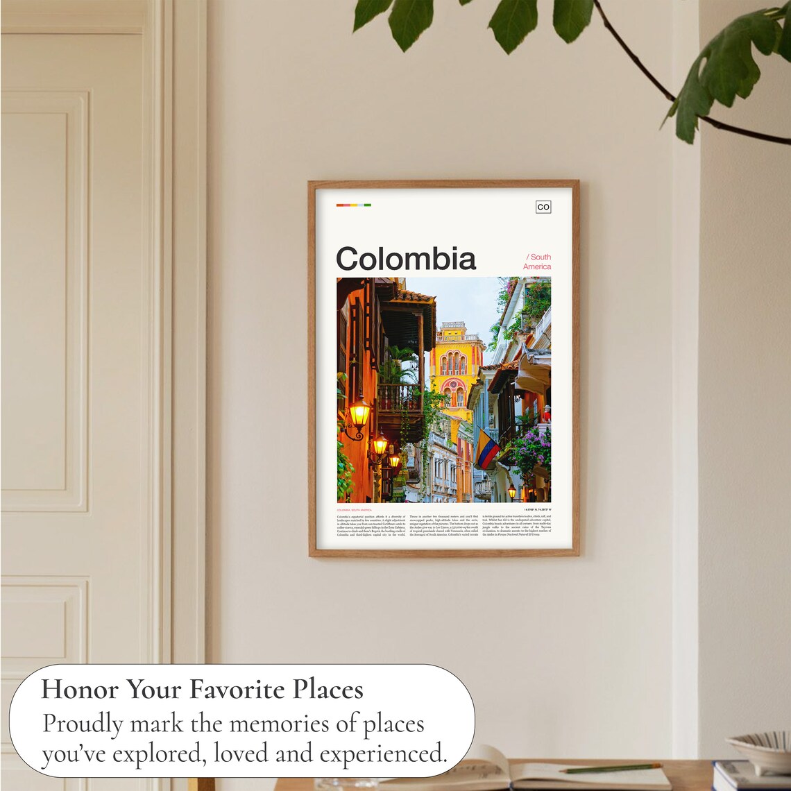 Colombia Travel Poster, Latin America Wall Art - Image 5