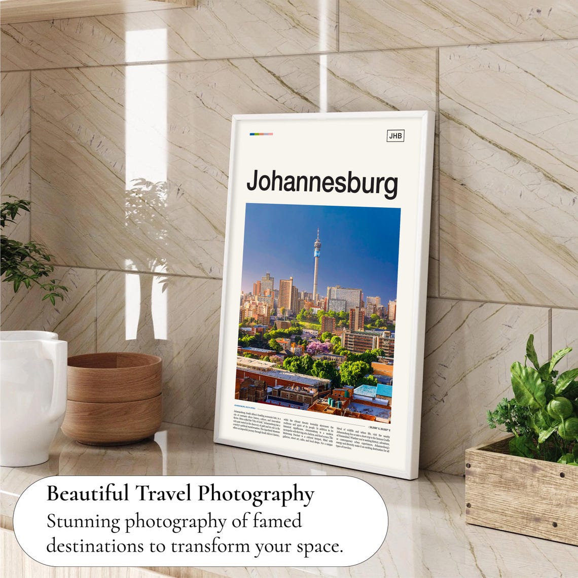 Johannesburg Print Johannesburg Poster Johannesburg Wall Art Johannesburg Art Print Johannesburg Photo Johannesburg Photography - Image 4