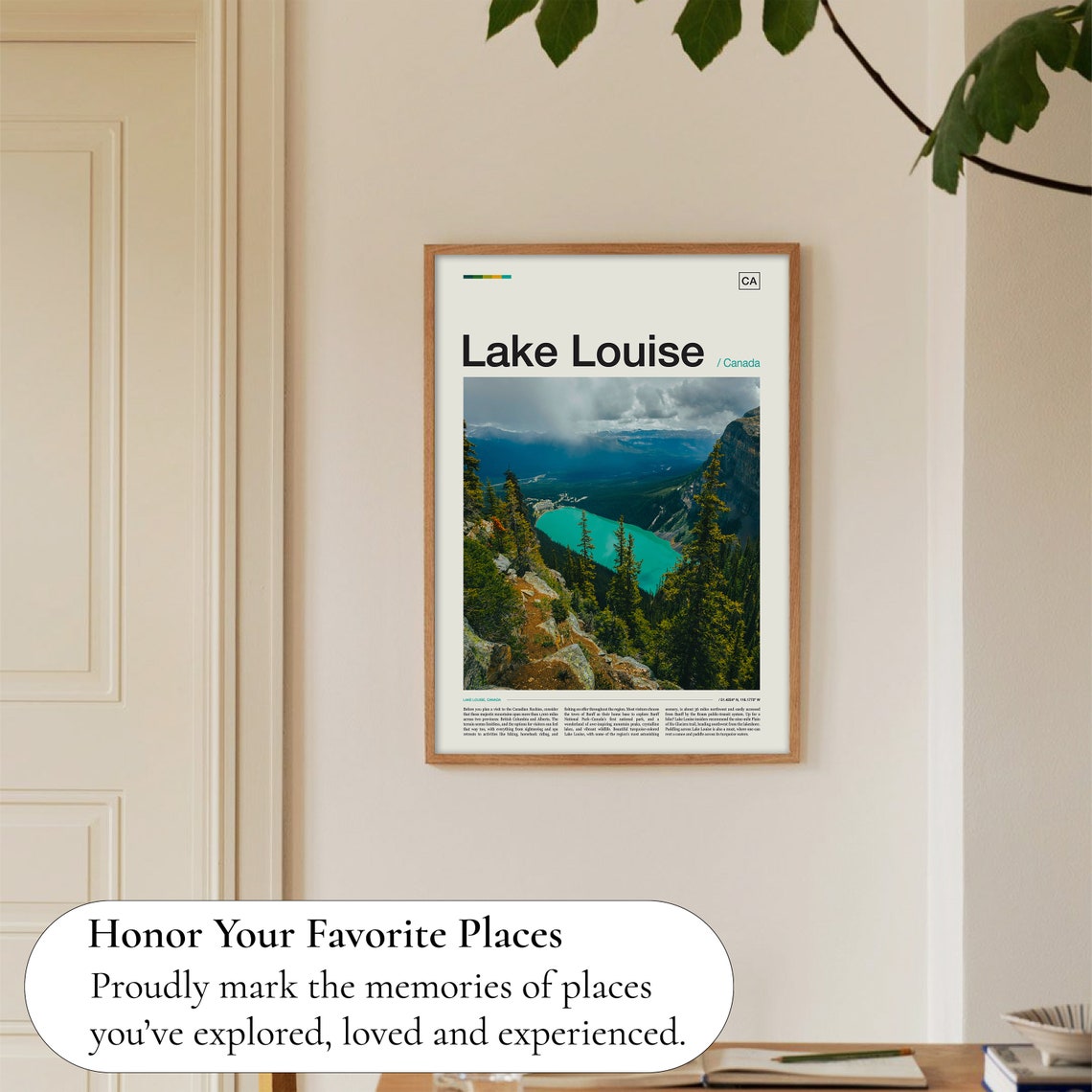 Lake Louise Print Lake Louise Poster Lake Louise Wall Art Lake Louise Art Print Lake Louise Artwork Lake Louise Photo Canada Print - Image 5