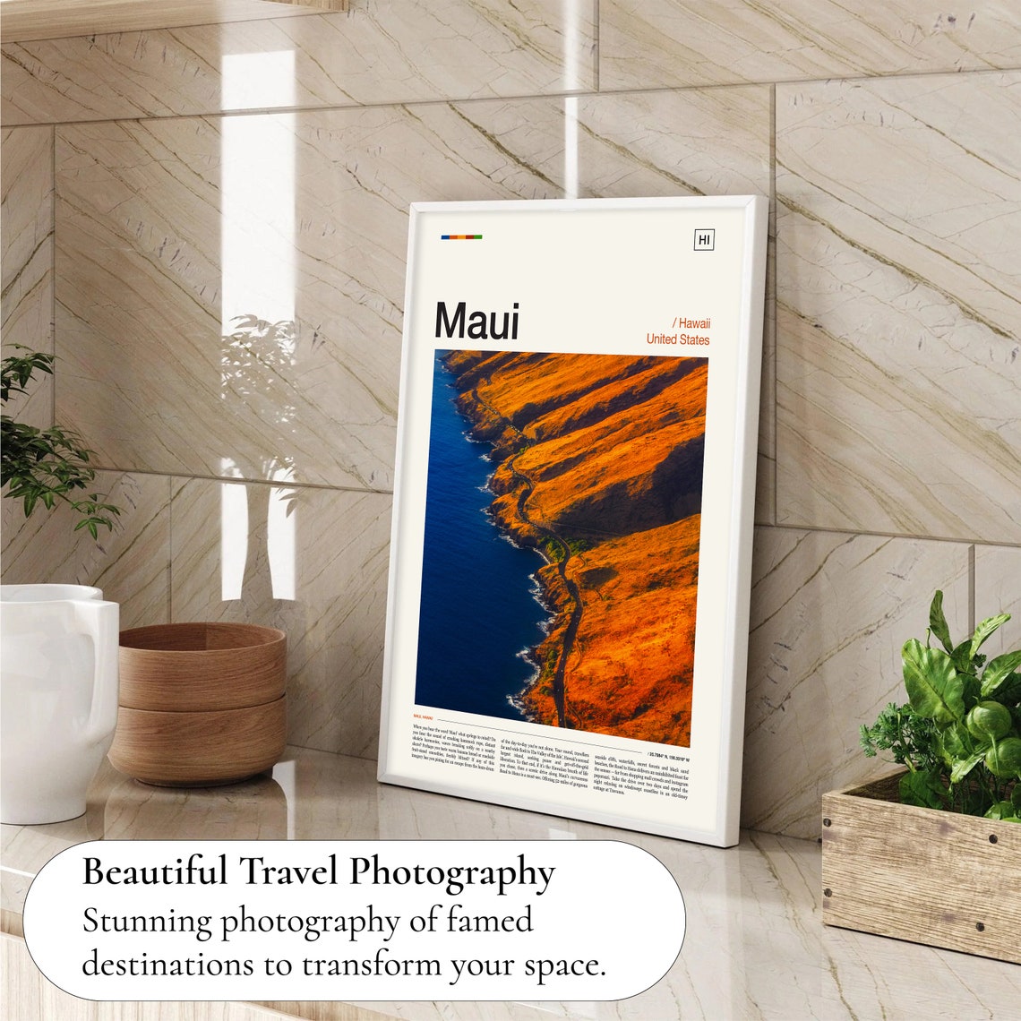 Maui Poster Maui Print Maui Art Print Maui Photo Maui Wall Art Maui Artwork Hawaii Print Hawaii Photo Hawaii Art Hawaii Photography - Image 4
