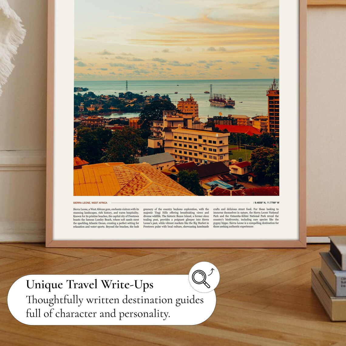 Sierra Leone Travel Poster, African Cultural Art - Image 2