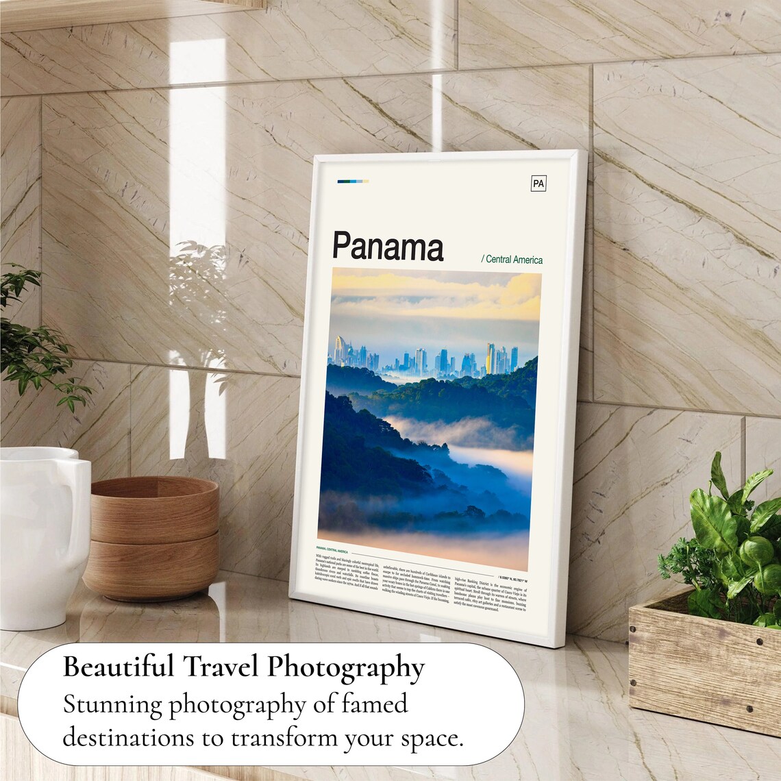 Panama Travel Poster, World & Cultural Art - Image 4