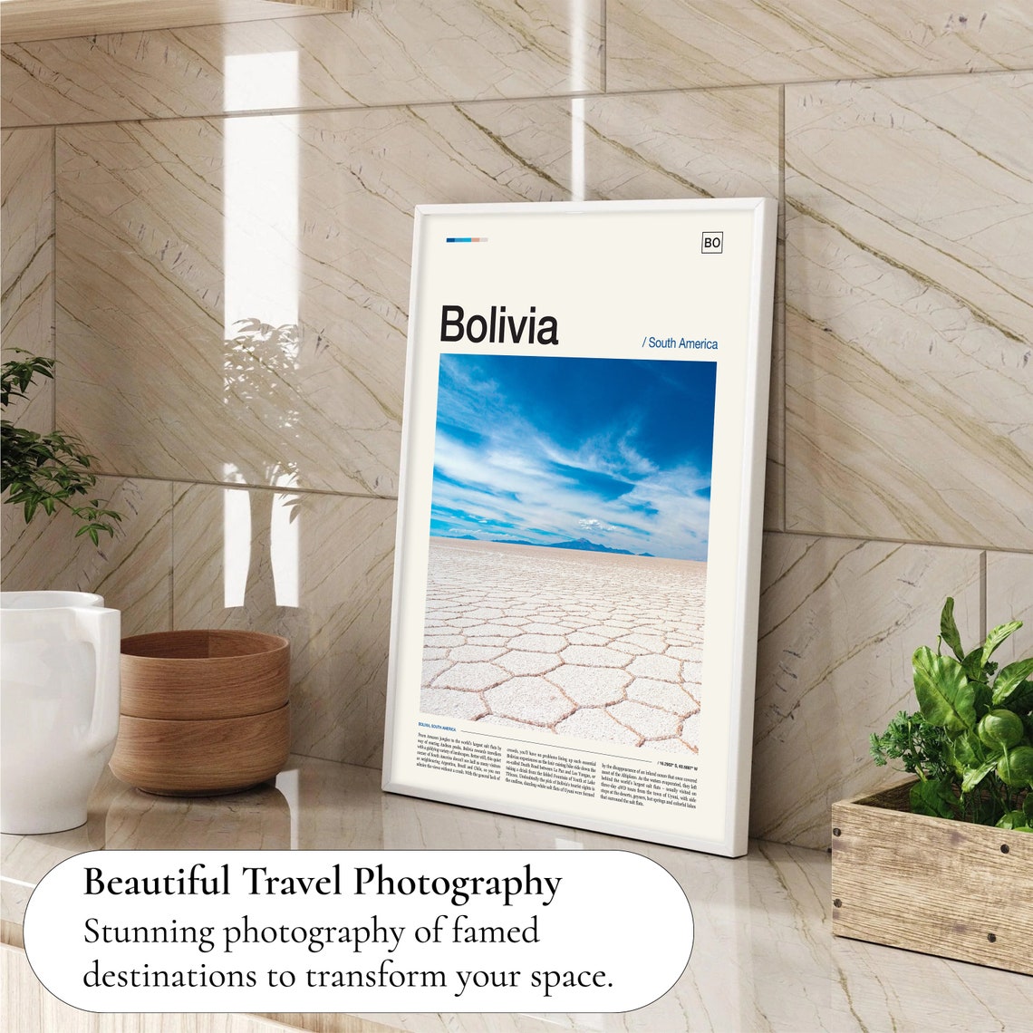 Bolivia Print Bolivia Poster Bolivia Wall Art Bolivia Art Print Bolivia Artwork Bolivia Photo Bolivia Travel Bolivia Photography - Image 4