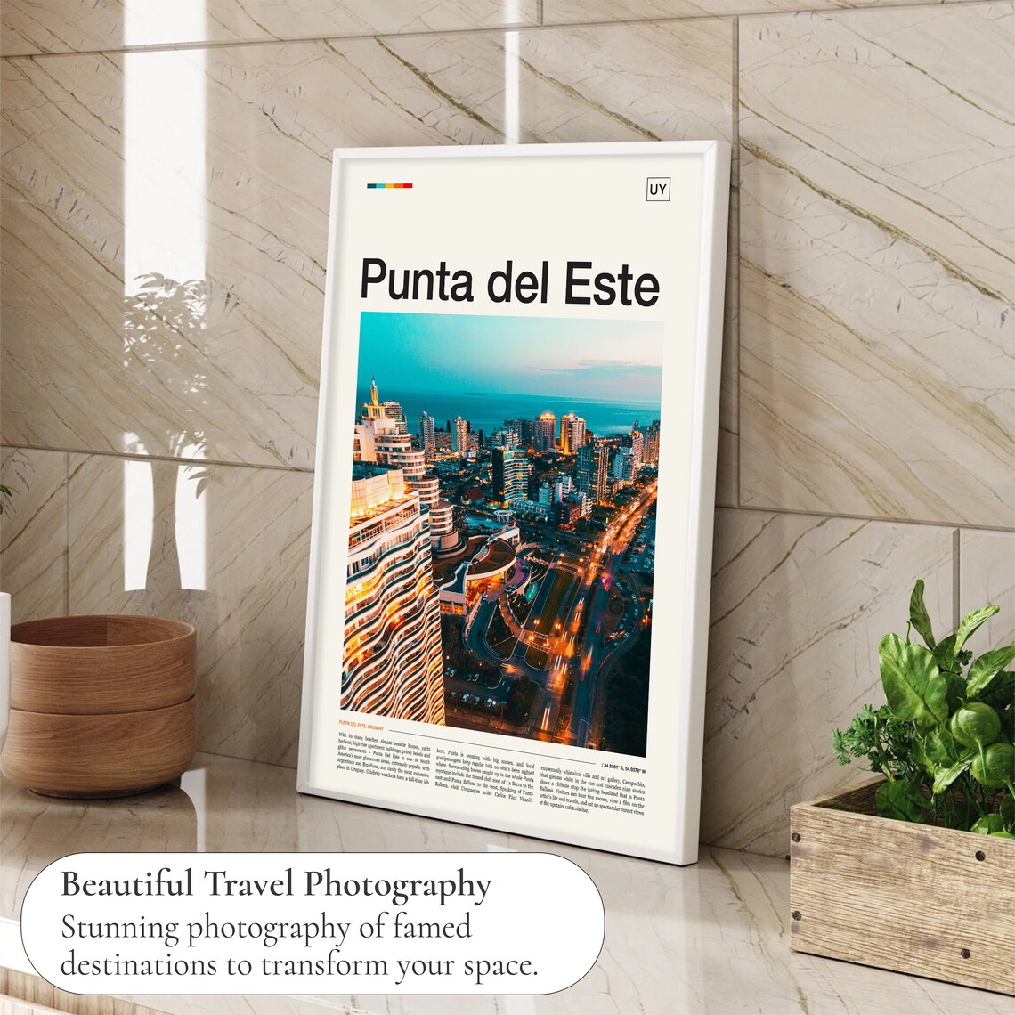 Punta Del Este Travel Poster, Place Wall Art - Image 4