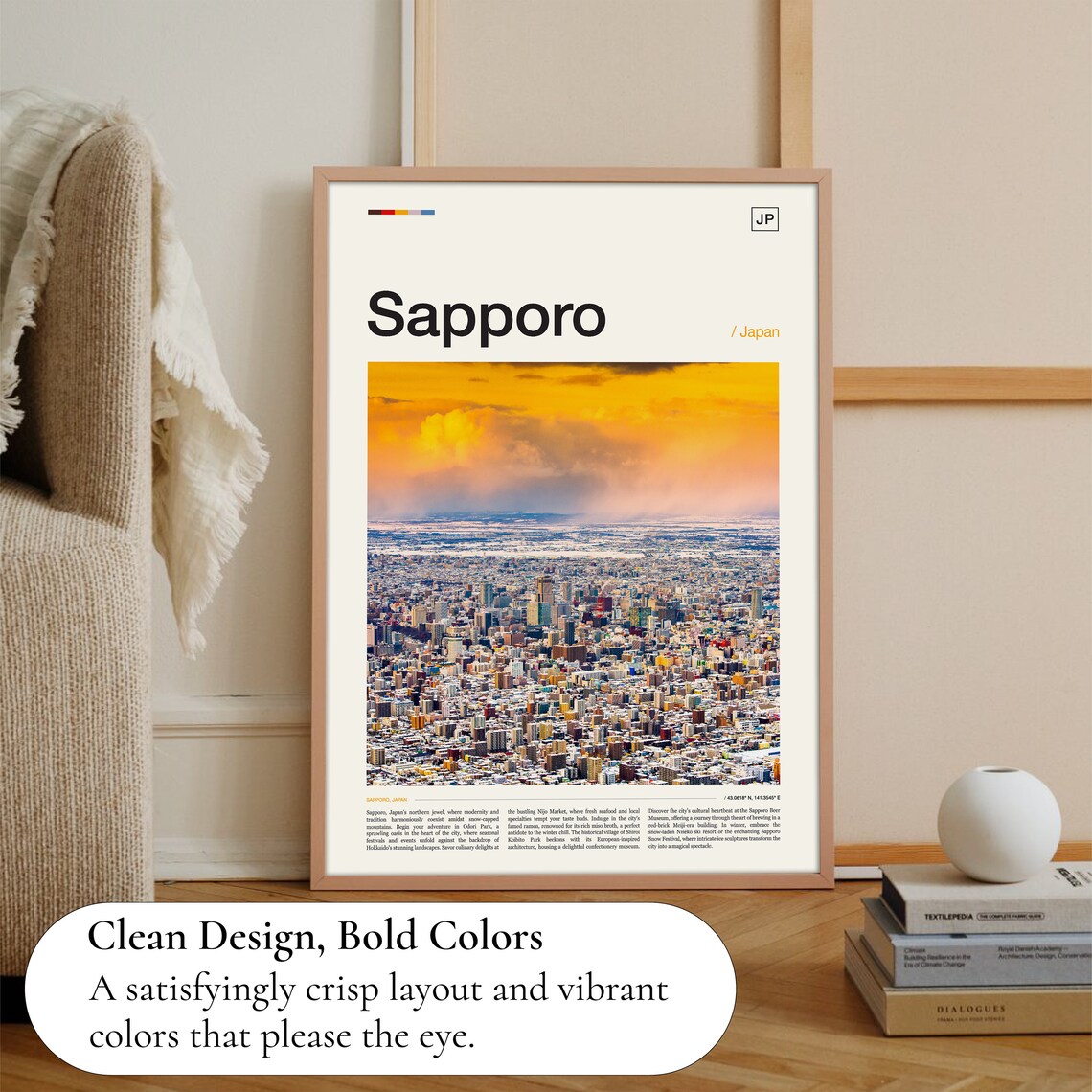 Sapporo Hokkaido Japan Travel Poster - Image 2