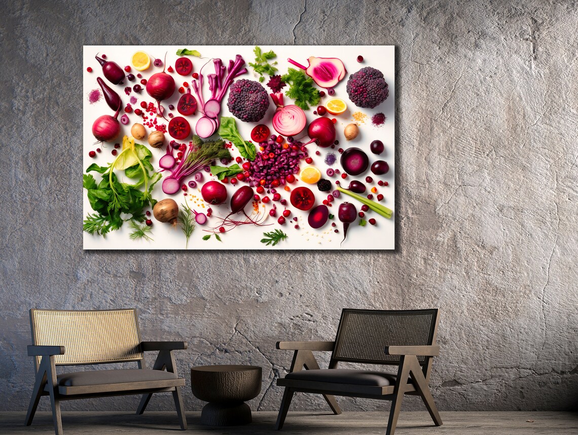 Vegetableprint Poster Art For Kitchen Decor Vegetablewall Decor Modern Home Gift Food Print On Restaurant Wall Decor - Image 2