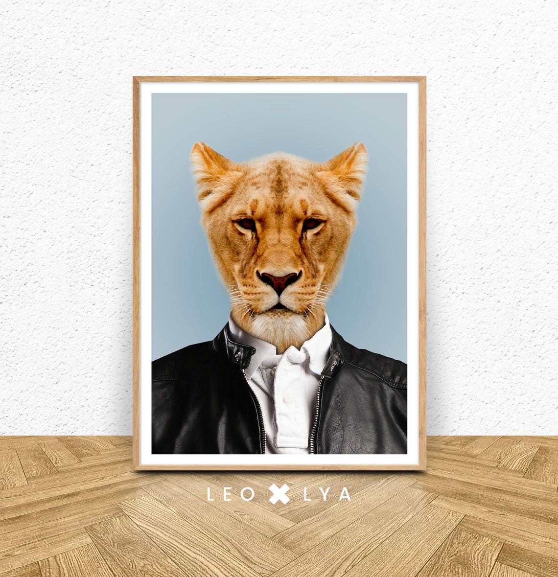 Lion Print Well Dressed Lion Animal Wall Art Fashion Decor Animals Animal Photography Lion Poster Safari Decor