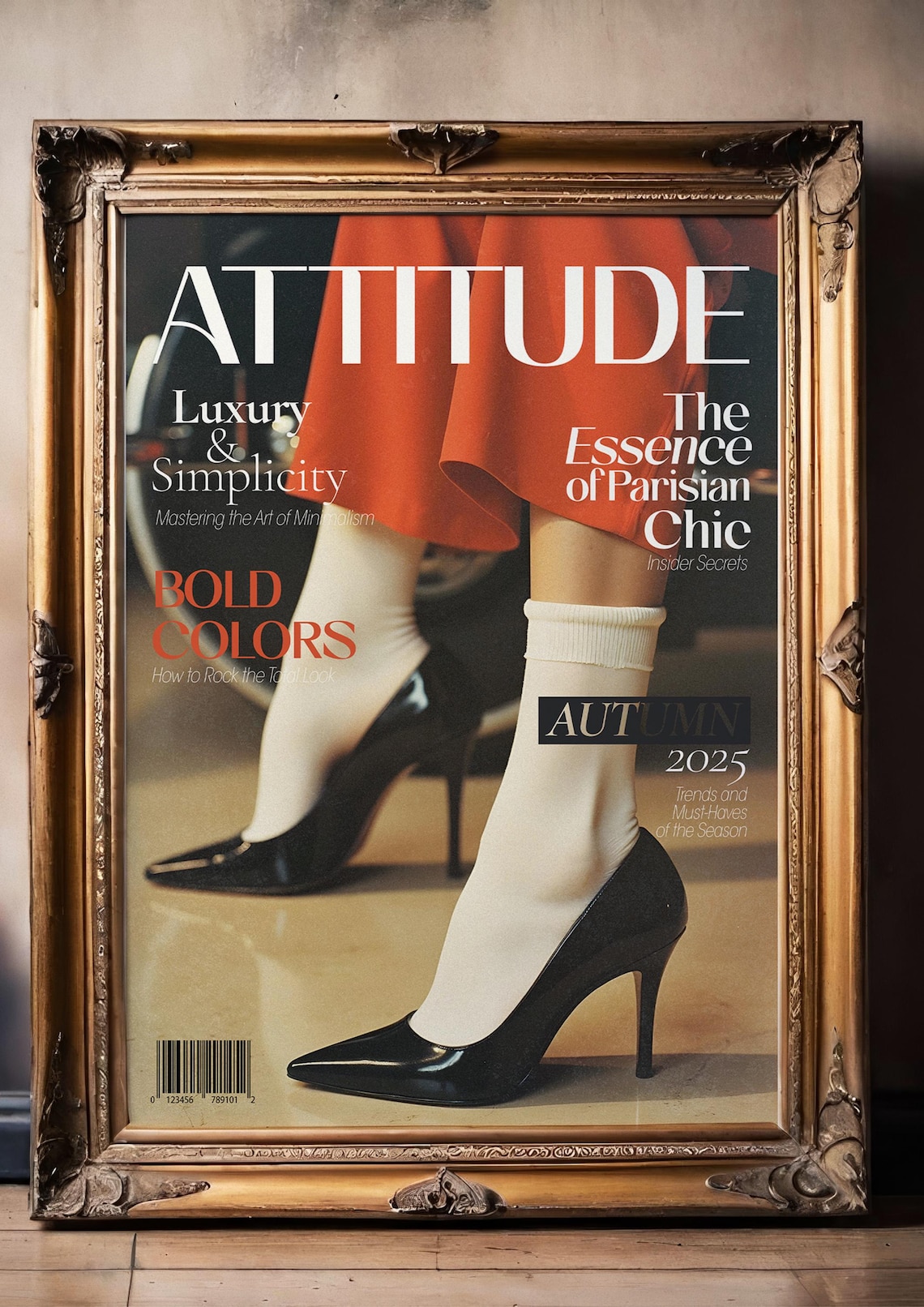 Attitude Minimalist Poster, Bold Typography - Image 3