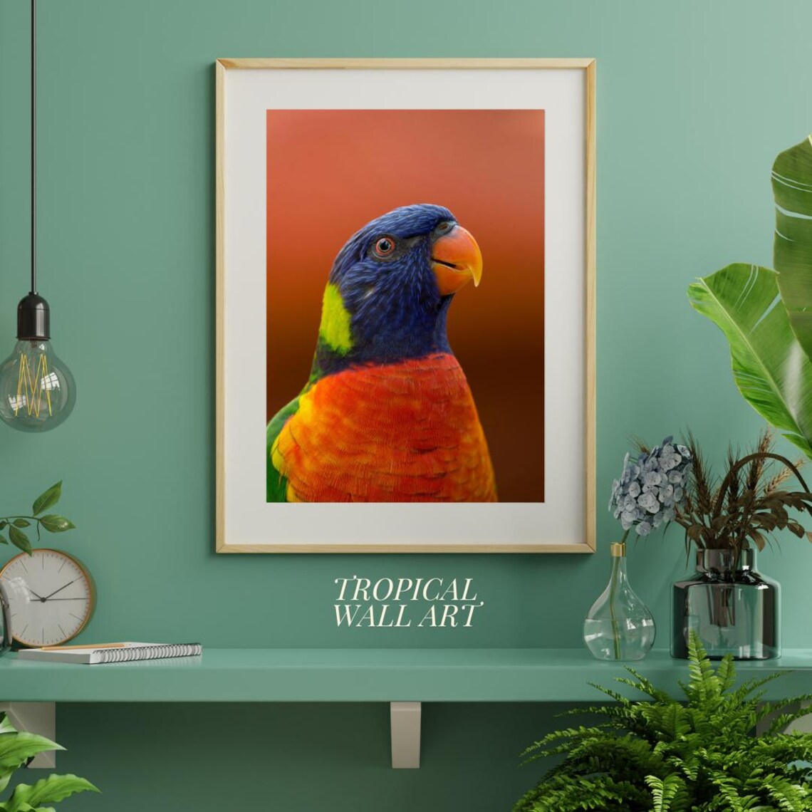 Parrot Wall Art, Nature-Themed Bird Photography - Image 4