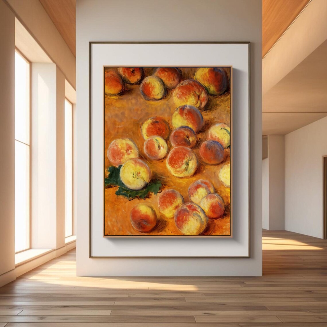 Claude Monet Peaches 1883 Impressionist Art Print - Image 3