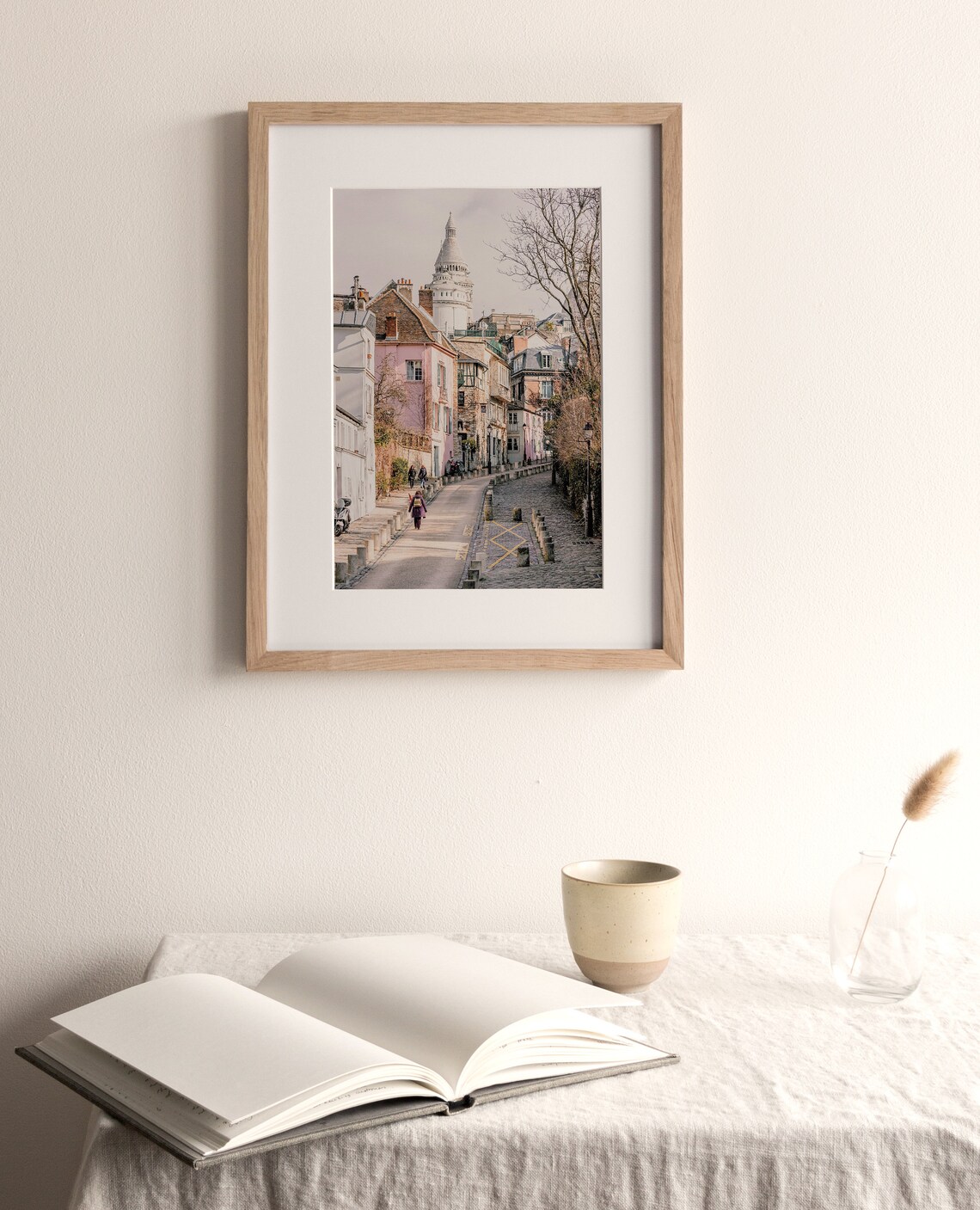 Montmartre Paris Aesthetic City Street Poster Print - Image 3