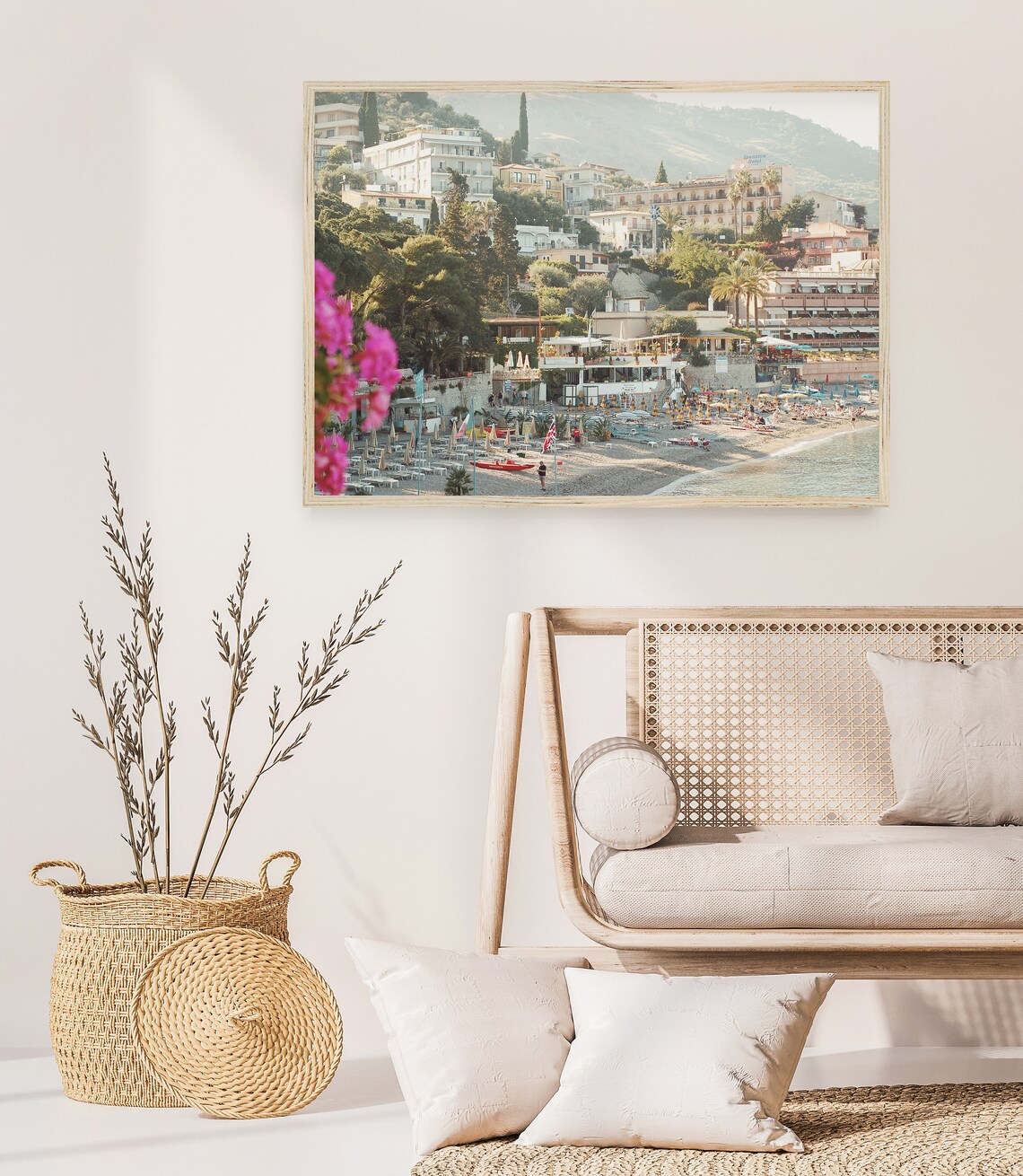 Positano Italy Travel Poster, Amalfi Coast Photo - Image 3