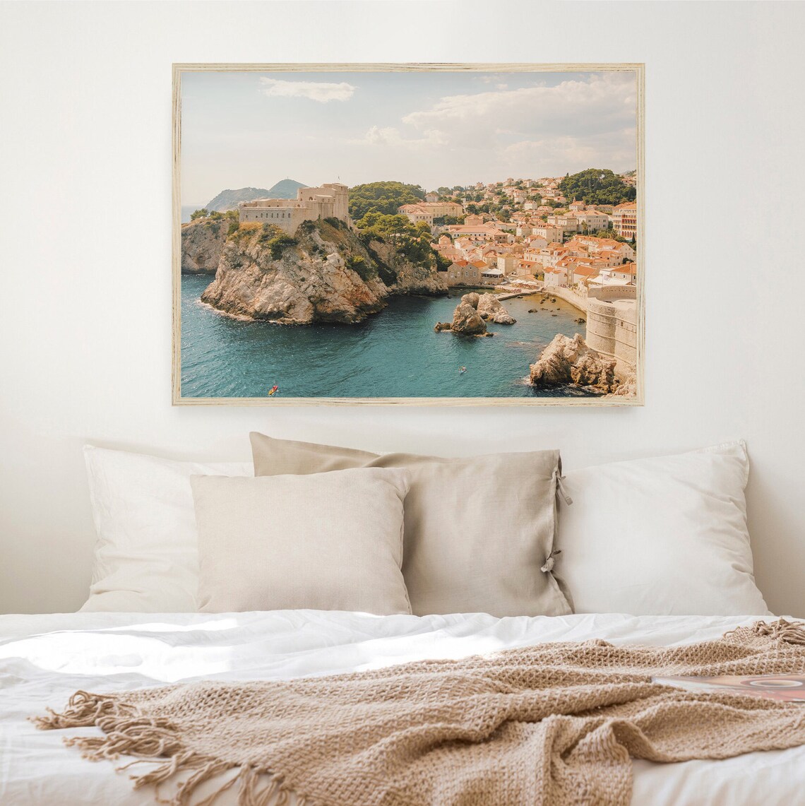 Dubrovnik Travel Poster, Adriatic Sea Port City - Image 3