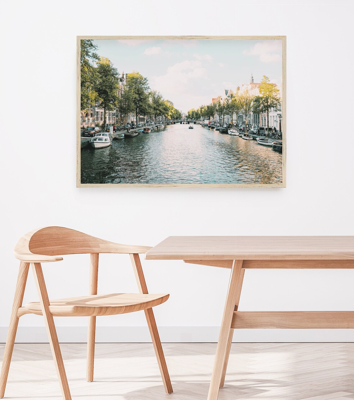 Amsterdam Canal Print, Herengracht Netherlands Travel Poster - Image 4