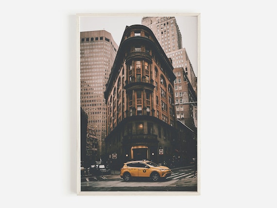 New York City Vintage Street Photo Travel Poster