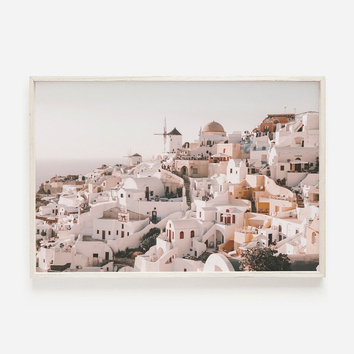 Santorini Island Pastel Greek Photography Art Print