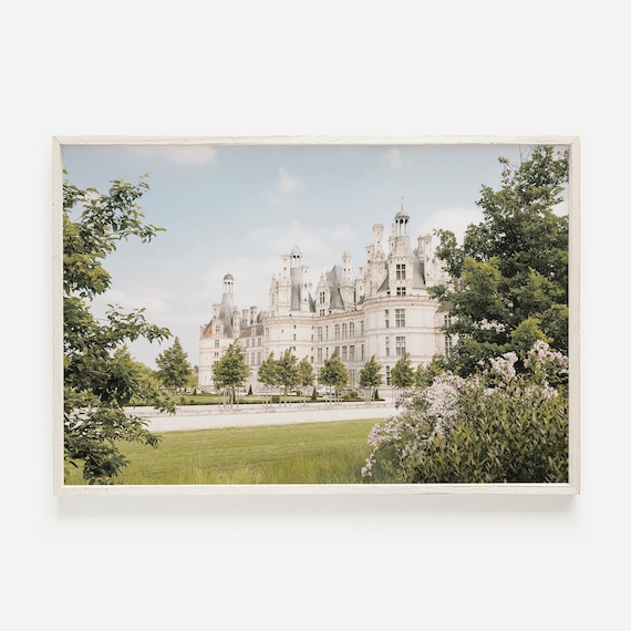 Chateau Chambord, French Castle Travel Poster