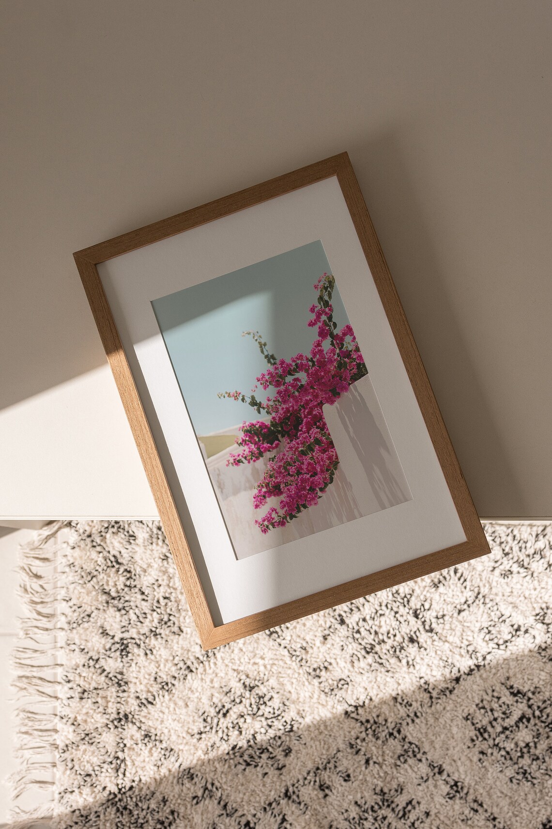 Bougainvillea Flower Photo, Santorini Greece Floral - Image 3