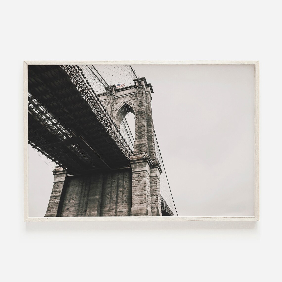 Brooklyn Bridge Photography, New York City Travel Poster