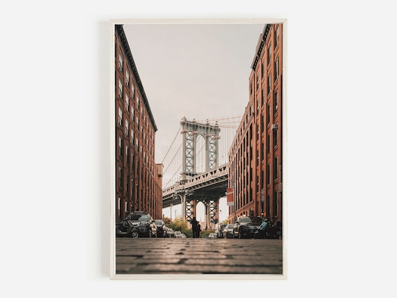 Williamsburg Bridge, New York City Travel Poster