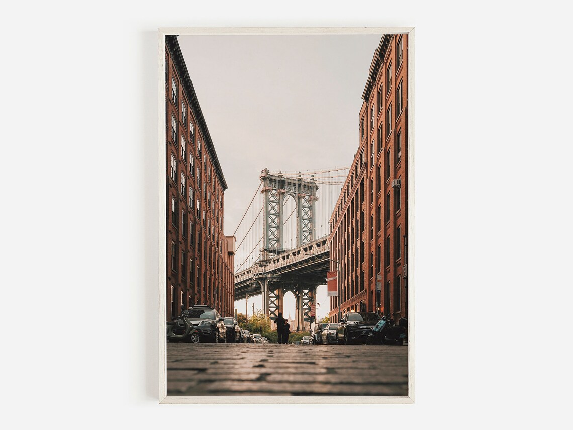 Williamsburg Bridge, New York City Travel Poster