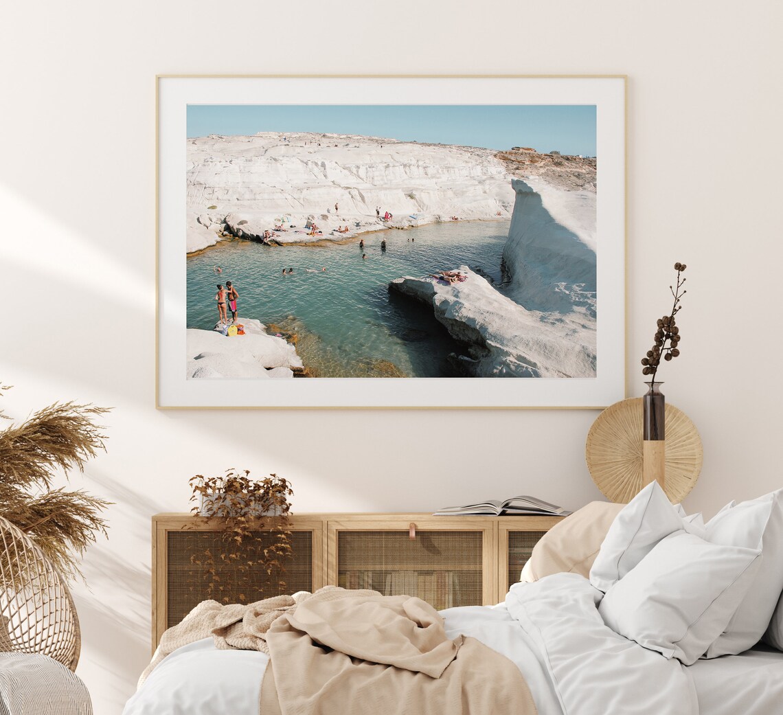 Milos Beach Greek Island Travel Poster Art Print - Image 2