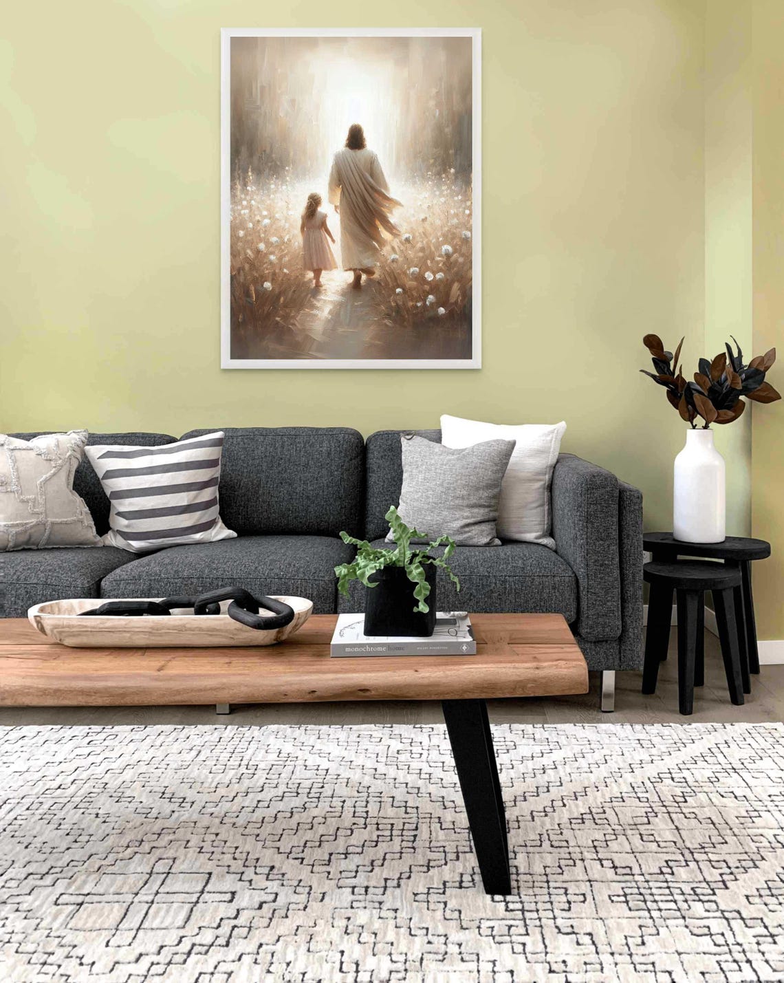 Days With Him Christian Nursery Art Print - Image 2