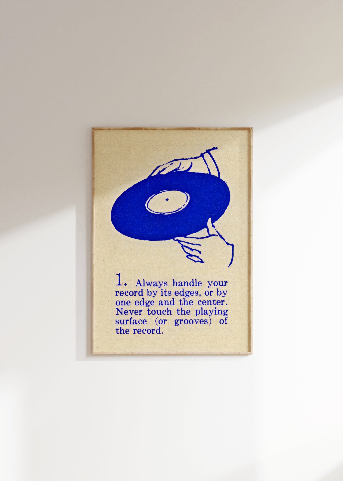 Retro Record Label Poster, Music Wall Art Print - Image 4