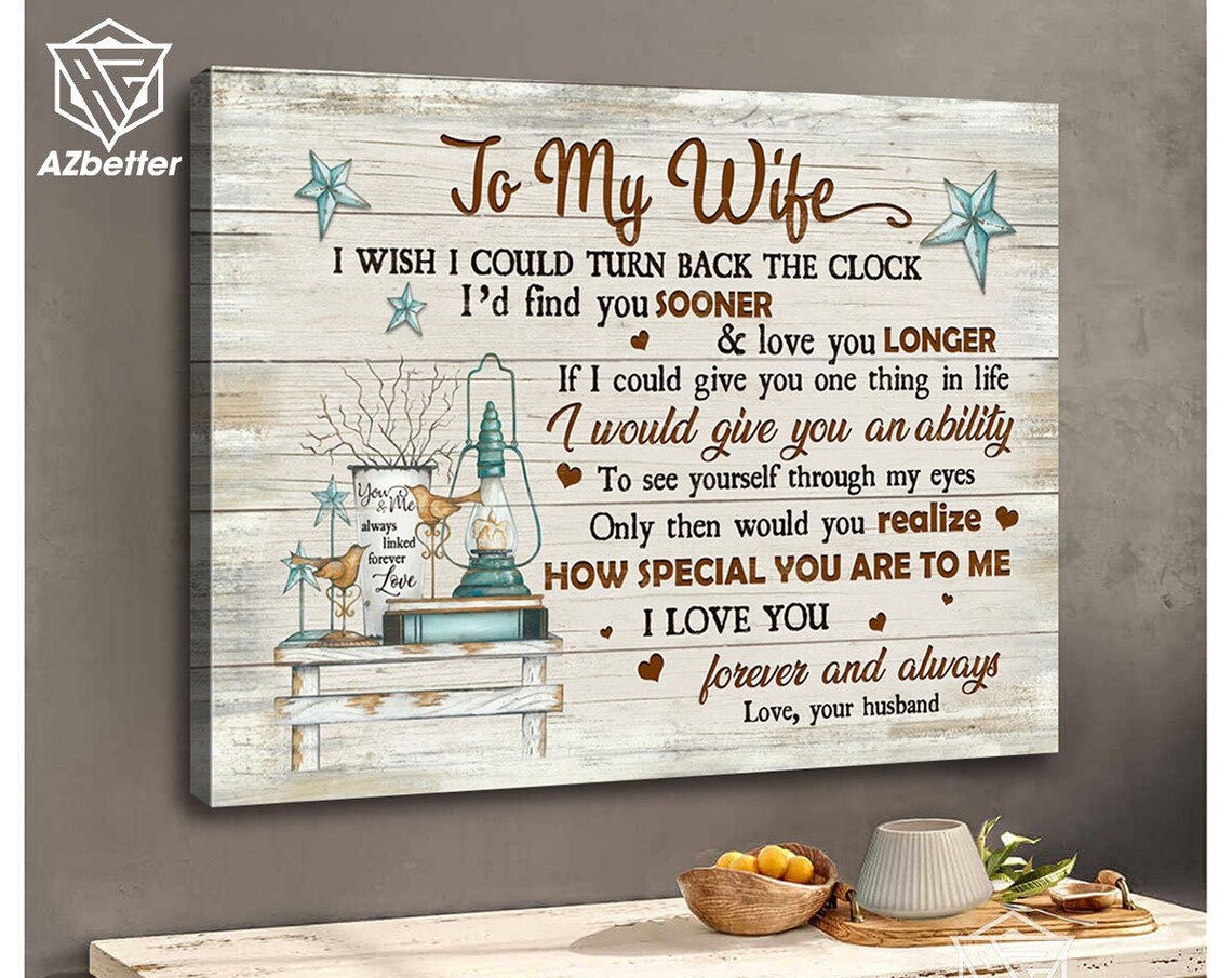 Lantern Birds To My Wife I'd Find You Sooner Love You Poster