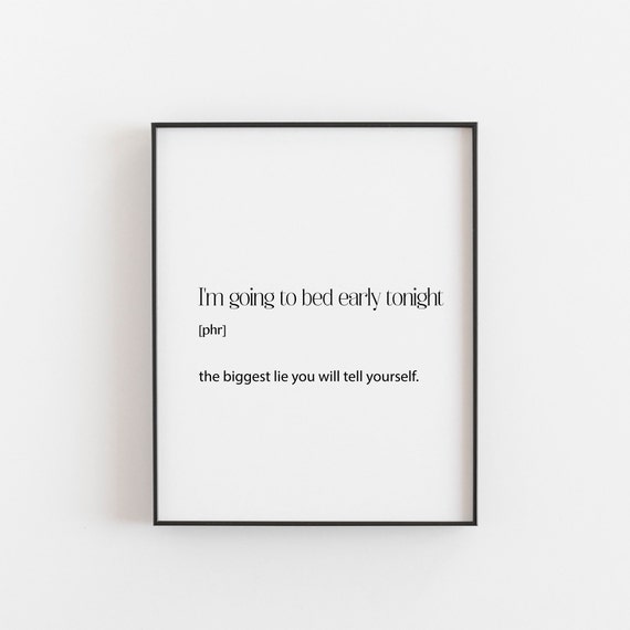 Bedroom Decor Funny Wall Art Couple Definition Life Quotes Dorm Above Bed Humour