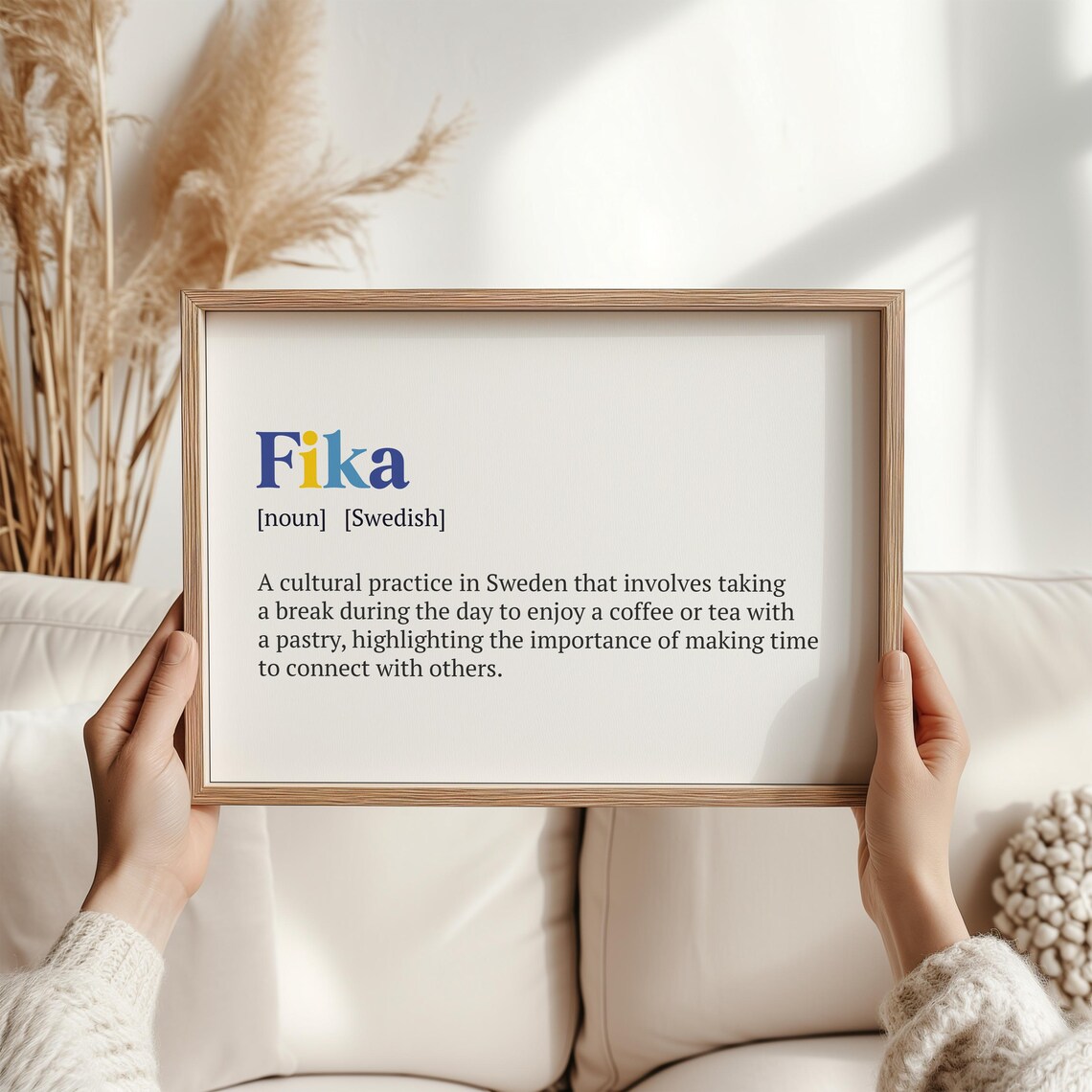 Fika and Lagom Scandinavian Modern Art Print - Image 3